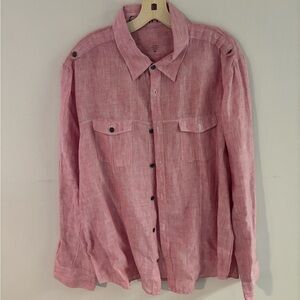 Calvin Klein Red Striped Shirt